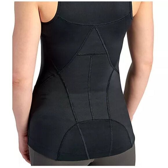 Tommie Copper Women's Lower Back Support Tank Black XL - Picture 2 of 5